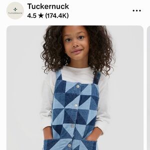BNWT Kids Tuckernut Denim Snap Front Dress